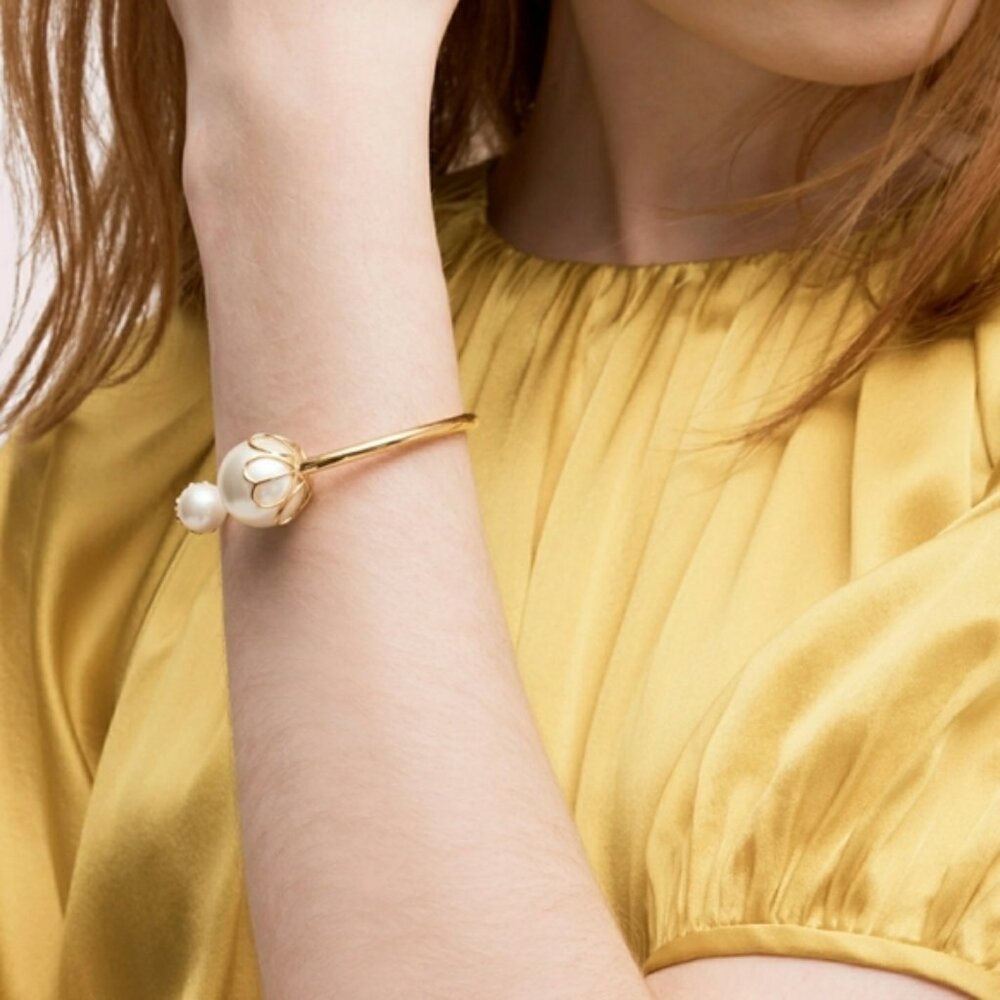 Kate Spade Pearlette Large Wire cuff